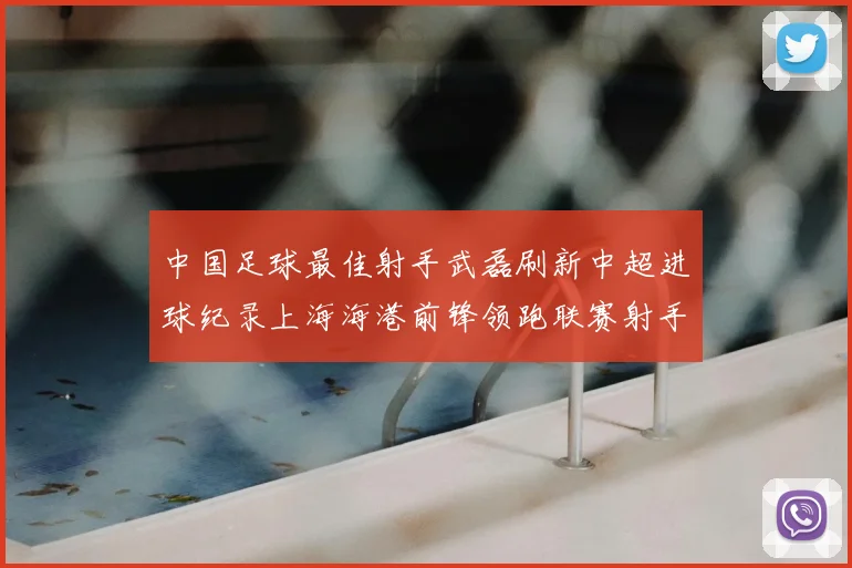 中国足球最佳射手武磊刷新中超进球纪录上海海港前锋领跑联赛射手榜