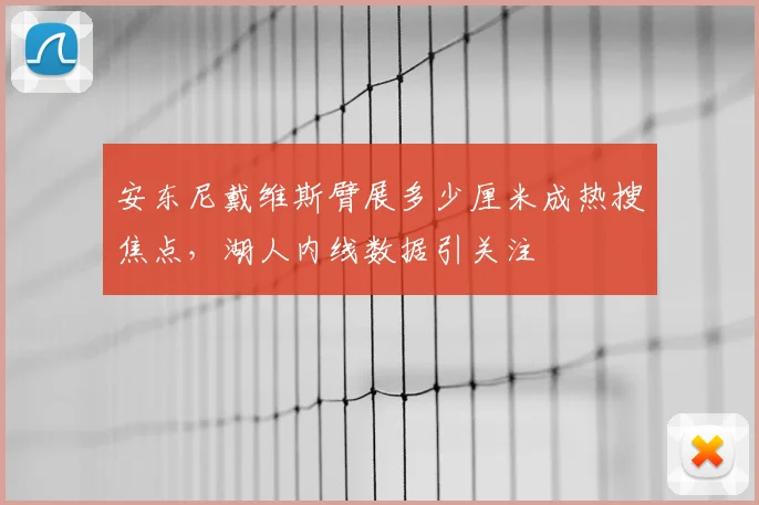 安东尼戴维斯臂展多少厘米成热搜焦点，湖人内线数据引关注