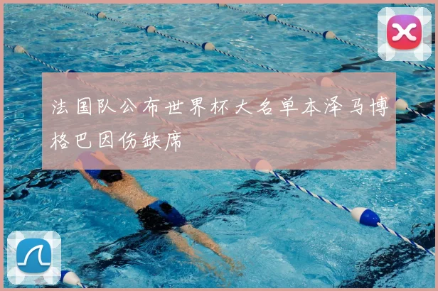 法国队公布世界杯大名单本泽马博格巴因伤缺席